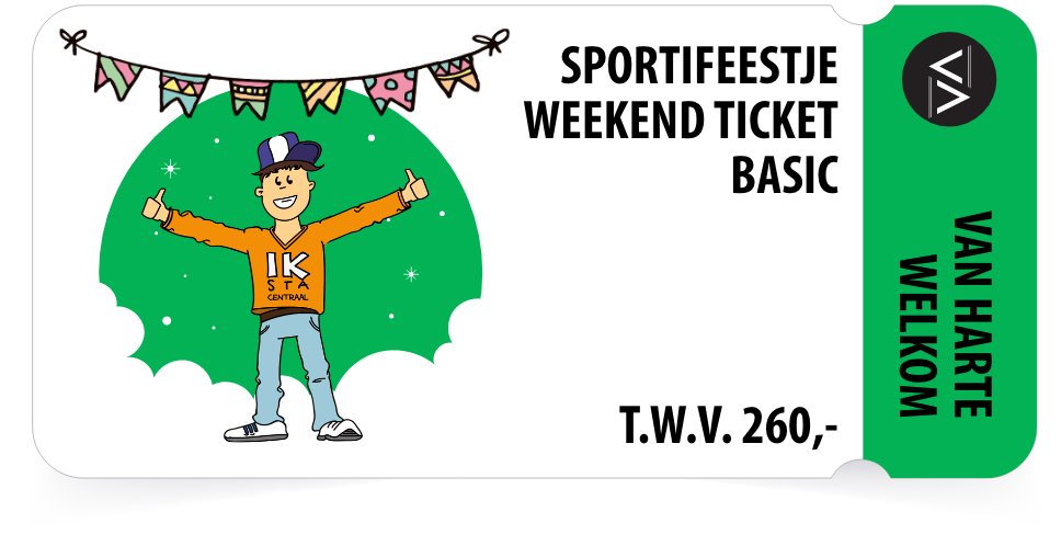 Sportifeestje-Ticket-Utrecht-Basic-Weekend