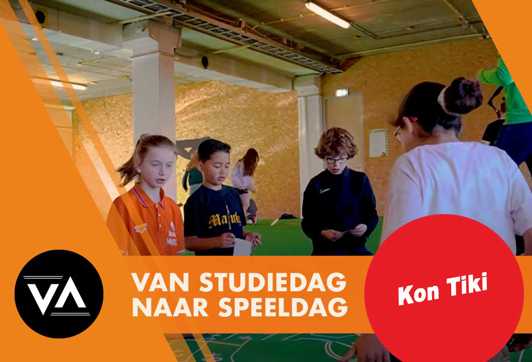 Kon tiki Van Studiedag naar Speeldag