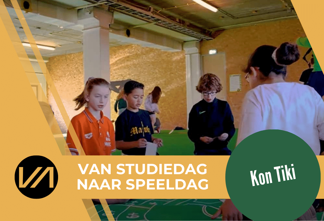 Kon tiki Van Studiedag naar Speeldag